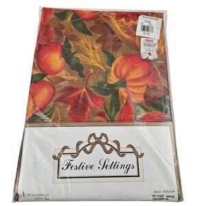 Avon Home Tablecloth Festive Settings Autumn Potpourri 60 x 102 Oblong Vintage
